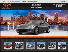 Tablet Screenshot of miamimotorsinc.com